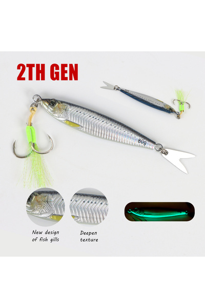 Choice طُعم صيد معدني سريع الغرق من الجيل الثاني C TOLU 2024 جديد مطبوع بتقني...