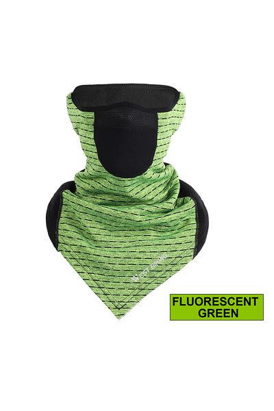Choice green WEST BIKING Winter Windproof Ski Warm Mask Fleece Running Fishing Hiking Scarf Cycling Motorcy
