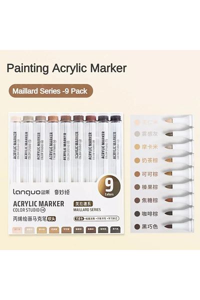 Choice Set J 9/144 Colors Acrylic Paint Art Marker Pen DIY Painting Drawing for Card Ceramic Stone Mug Glas