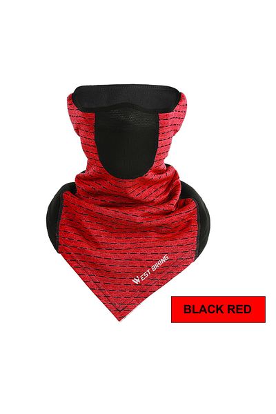 Choice Red WEST BIKING Winter Windproof Ski Warm Mask Fleece Running Fishing Hiking Scarf Cycling Motorcycl