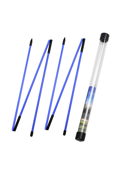 Choice عصي محاذاة الجولف الزرقاء، مجموعتان، قضبان تدريب محاذاة 48 بوصة، قابلة...