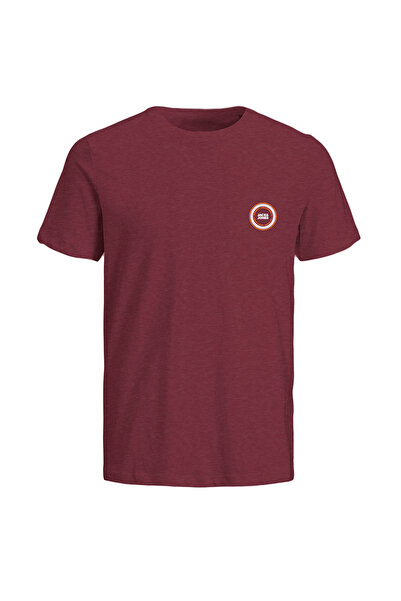 Jack & Jones Jack&Jones Rubel Ire Smu muška crvena majica sa malim slovima i ...