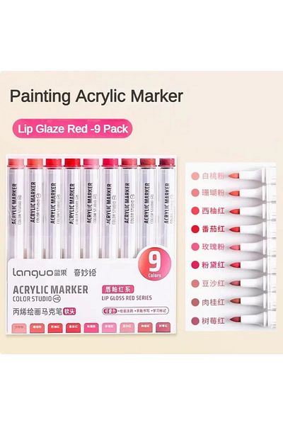 Choice Set N 9/144 Colors Acrylic Paint Art Marker Pen DIY Painting Drawing for Card Ceramic Stone Mug Glas