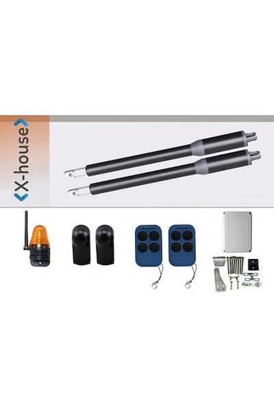 oem home Swing Gate Automation Kit AMA C1L maximum 300 Kg 2x2 meters with lamp and photocells