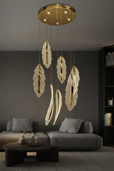 RSCOLLECTIONS Lunex 7 li Modern Sarkıt Led Avize