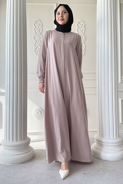 InStyle Medina Silk Mevlana Beige Ferace