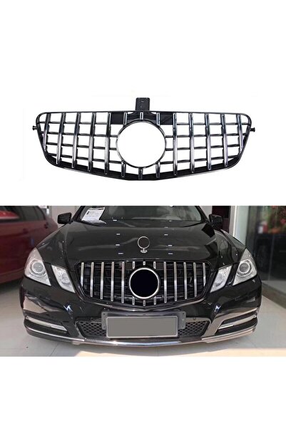 HasbeeParts Mercedes w212 gtr ön panjur ızgara seti Krom-Siyah 2013-2016 arası