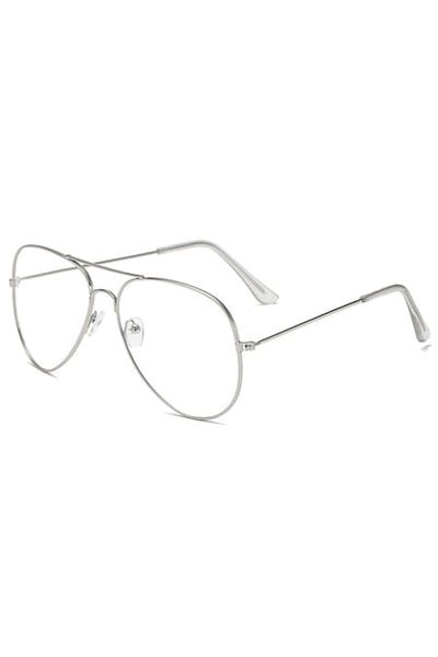 Tessero Aviator Protective Glasses for Computer, Phone Screen, Laptop, TV, Non-Prescription, Transparent Len