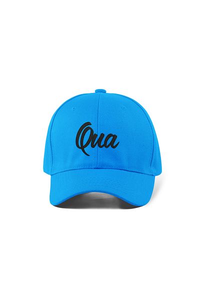 QUATEX Blue Sports Hat with Cross Embroidery Unisex Adjustable Velcro Back It Is a Quality Product