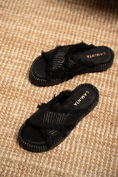 LAMİNTA Papuci cu ciucuri Glimy