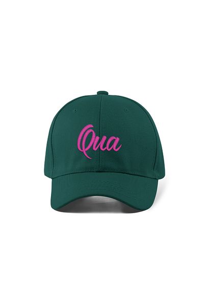 QUATEX Green Sports Hat with Cross Embroidery Unisex Adjustable Velcro Back It Is a Quality Product
