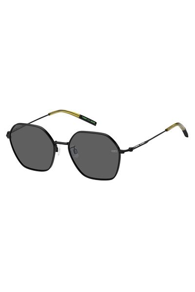 Tommy Hilfiger Γυαλιά ηλίου Tommy Hilfiger TJ 0070/F/S-003-55 UNISEX, Γεωμετρικά με ΓΚΡΙ μονόχρωμους φακούς