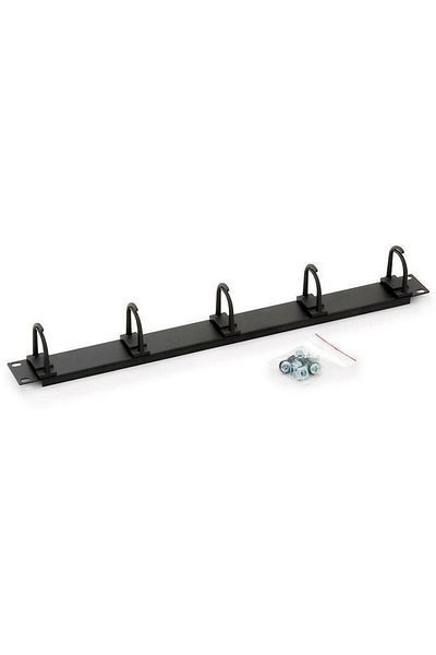 TRITON Organizator cabluri orizontal Triton RAB-VP-X13-A1, 1U, 5 inele, negru