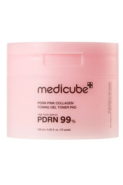 Medicube Dischete curățare, PDRN Pink Collagen Toning Gel Toner Pad, Medicube, 70 buc