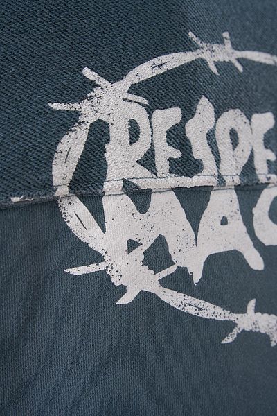 Machinist Tricou oversize Ghost pentru bărbați cu efect și logo imprimat
