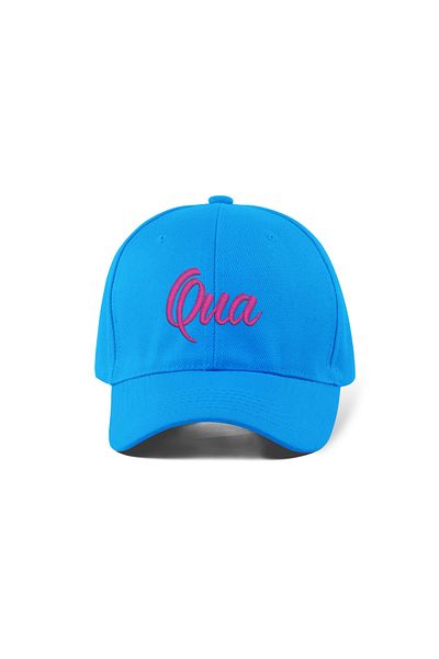 QUATEX Blue Sports Hat with Cross Embroidery Unisex Adjustable Velcro Back It Is a Quality Product