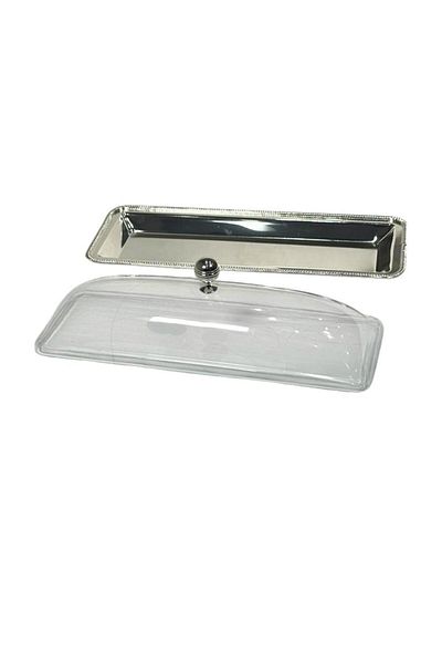 ALMASA Medium rectangular tray with acrylic cover