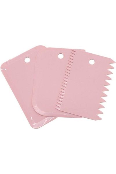STOREMAX Jvnnastore Home 3-Piece Dough Cutter, Pastry Trimmer, Dough Portioner, Dough Cutting and Decorating