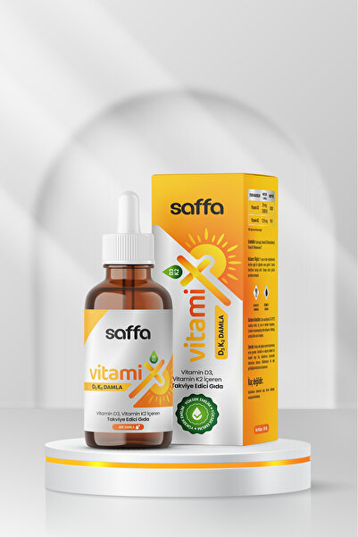 SAFFA NATURAL SAFFA D3K2 VİTAMİX DAMLA 400 DAMLA