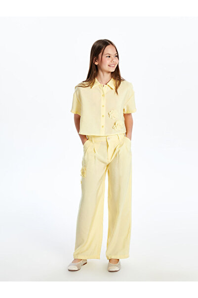 LC Waikiki Pantaloni largi florali pentru fete