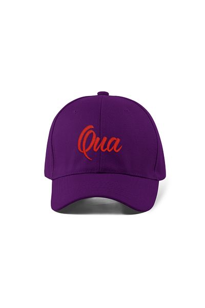 QUATEX Purple Sports Hat with Cross Embroidery Unisex Adjustable Velcro Back It Is a Quality Product