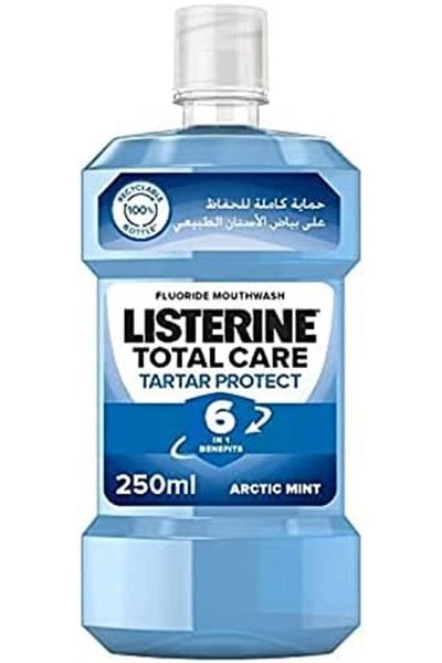 Listerine Mouthwash Total Care with Fluoride - Arctic Mint, 250ml