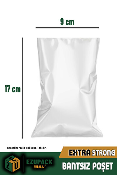 ASTOR AMBALAJ 100 Adet 9x17 Düz (BANTSIZ) Şeffaf Jelatin Parlak Kurabiye Aksesuar Poşeti Ambalaj Paketi
