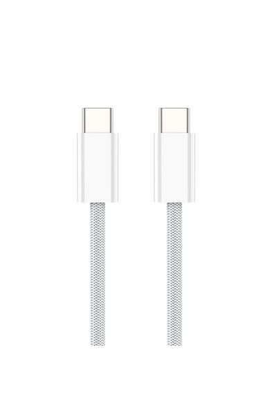 Cellara DATA CABLE CELLARA TEXTILE TYPE C - TYPE C 2M - WHITE