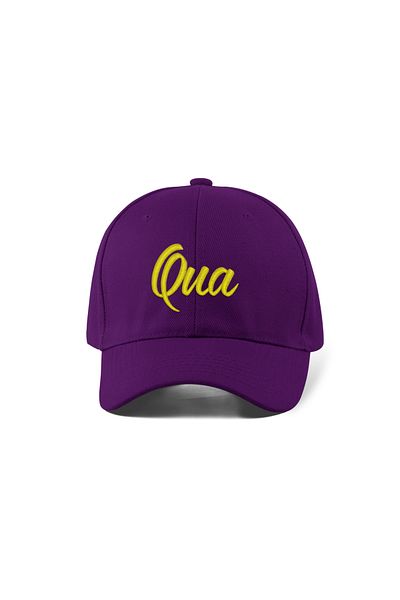 QUATEX Purple Sports Hat with Cross Embroidery Unisex Adjustable Velcro Back It Is a Quality Product