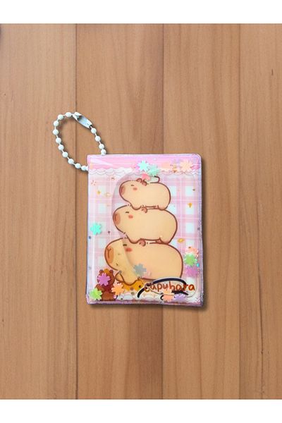 Çınar Kapibara Juicy Glitter Mini Notebook 4.5 cm X 5.5 cm Capybara (Single)