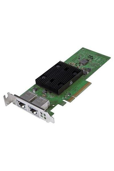 Dell Adaptor PCIe, Dell, Dual Port, 10Gb, Argintiu/Verde