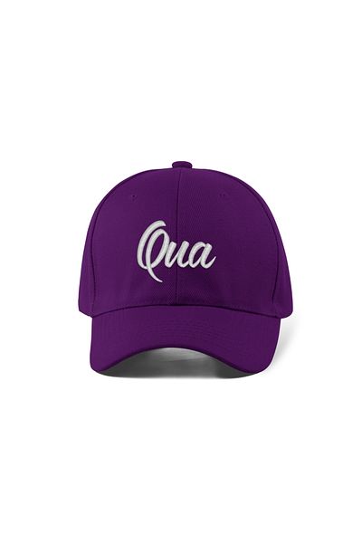 QUATEX Purple Sports Hat with Cross Embroidery Unisex Adjustable Velcro Back It Is a Quality Product