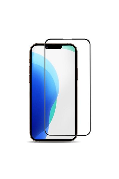 Cellara CELLARA 3D FULL COVER GLASS SCREEN PROTECTOR FOR IPHONE 13/13 PRO/14/16E - BLACK