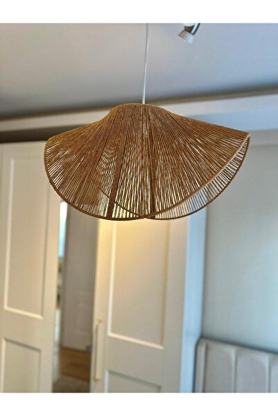 NuaCraft Ev Dekarasyonu El Yapımı Rustik Bohem Aydınlatma Avize (Duy Dahil)