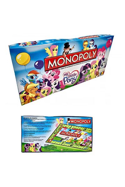 OEM Monopoly, My Little Pony, In Limba Romana, pentru copii si adulti, 8 ani +