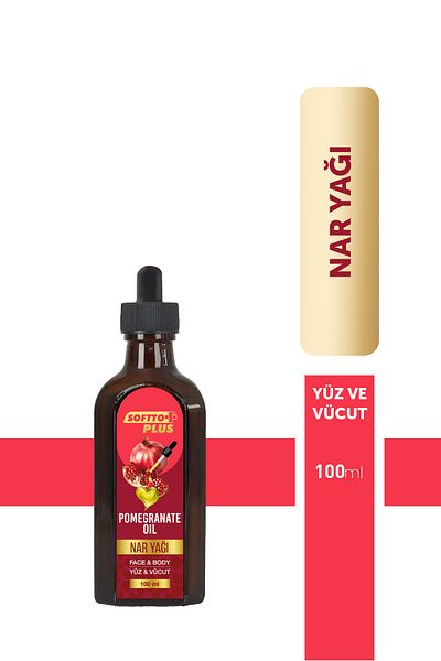Softto Plus Pomegranate Face and Body Oil That Gives Skin Shine and Vitality 100 ml
