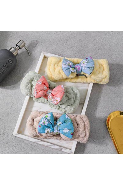 REEFI Rustic Pistachio Floral Hair Tie