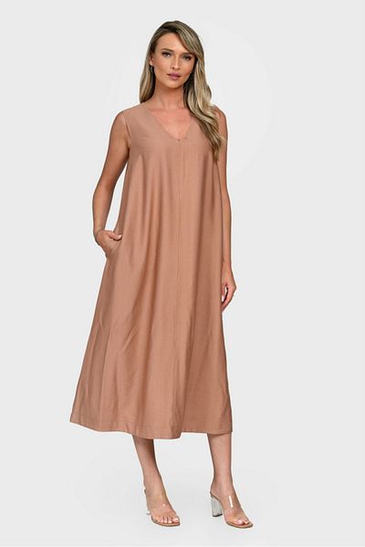 Eranthe Women's Dress, Eranthe, V-Neckline V323