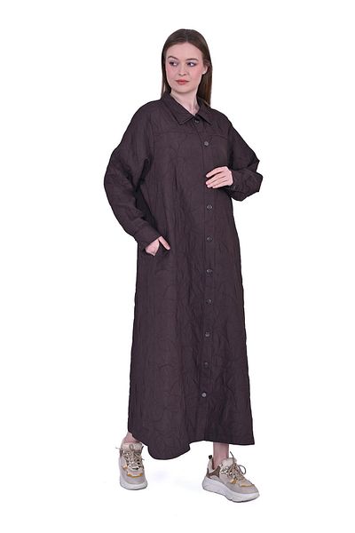 Invee 7039 Kapitone Kap - Kahverengi
