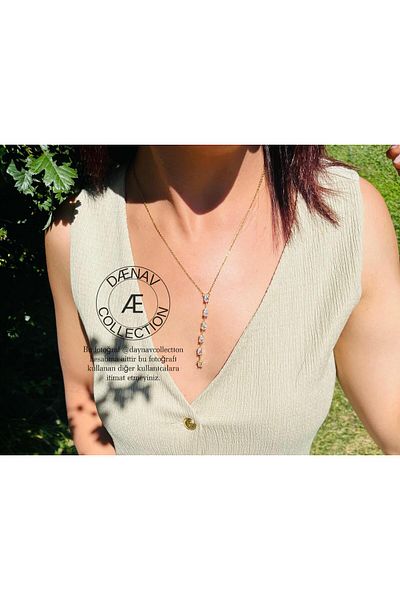 Daynav Diamond Stone Y Necklace