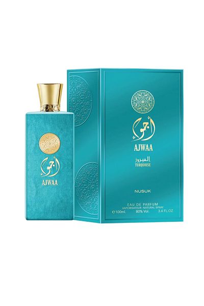 Nusuk Ajwaa Turquoise Perfume, Nusuk, Eau de Parfum 100 ml, Women