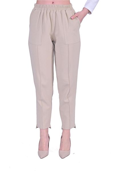 Invee Carrot Pants Beige