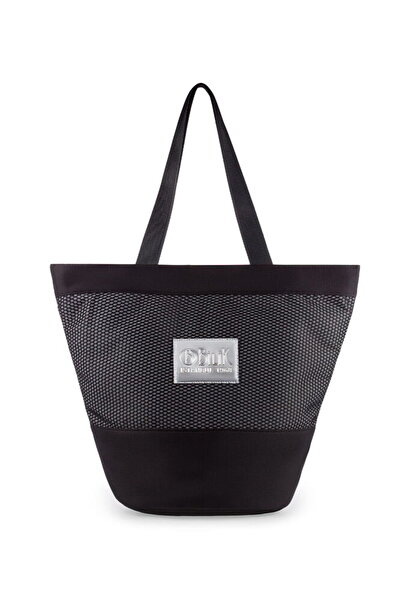 Bilik Deri Μαύρη γυναικεία τσάντα παραλίας Beach-ZL