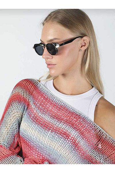 MUADEX High High Protection Quality Black and Red Detailled Sunglasses