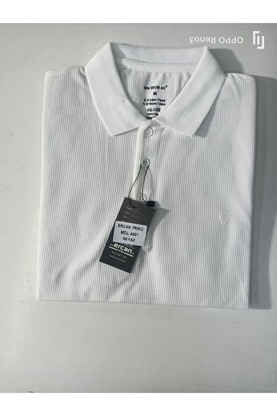ercan triko tricou cu guler WAFFLE fără buzunare