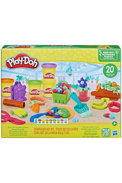 Hasbro Play-Doh "Grow Your Garden" Play-Doh Playset with 20 Accessories