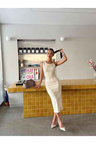 mydukkan.co Shoulder Accessory Dress