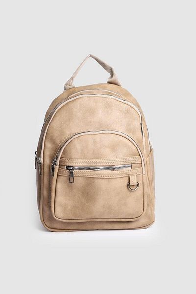 Garmi La'Graccio Paris Women's Nales Freeze Faux Leather Backpack Mink
