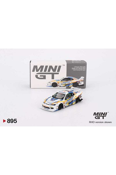 mini gt 1:64 Nissan Lb-Super Silhouettes S15 Silvia # 555 Formula Drift 2023 Model Car