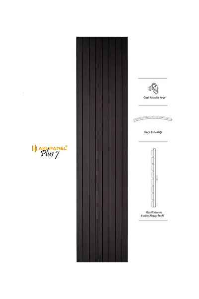 Akupanel PLUS7 60×245 cm Venge Akustik Duvar Paneli